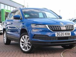 Energy blue Used 2020 Skoda Karoq SE L SUV | £14,995 (Fair price)