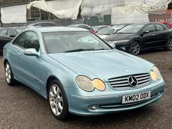Blue Used 2002 Mercedes CLK320 Elegance Coupe | £1,350