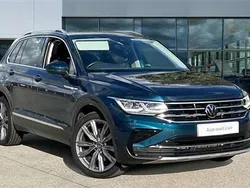 Blue Used 2022 VW Tiguan Elegance SUV | £26,160 (Good price)