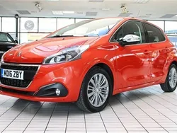 Orange Used 2016 Peugeot 208 Allure Hatchback | £6,240 (Fair price)
