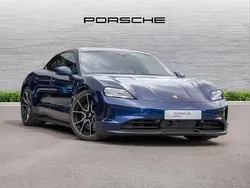 Blue New 2024 Porsche Taycan Sedan | £92,849 (Expensive)