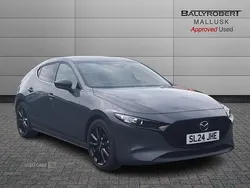 Grey Used 2024 Mazda 3 Homura-Line Hatchback | £20,995 (A bit pricey)