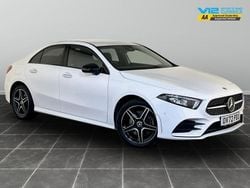 White Used 2022 Mercedes A250 AMG line Sedan | £19,295 (Fair price)