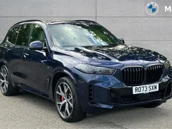 Tanzanite blue ii metallic Used 2023 BMW X5 M Sport SUV | £64,393 (Fair price)