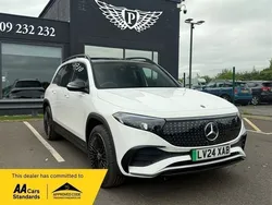 White New 2024 Mercedes EQB300 AMG line SUV | £47,994