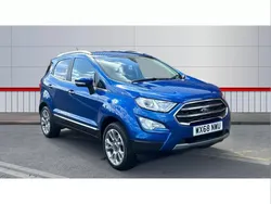 Blue Used 2018 Ford Ecosport Titanium SUV | £7,743 (Fair price)