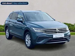 Blue Used 2022 VW Tiguan Allspace Life SUV | £21,995 (Good price)