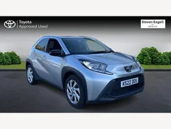 Silver Used 2022 Toyota Aygo PURE Hatchback | £13,404 (Fair price)