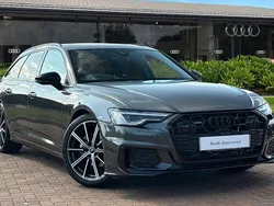 Grey Used 2025 Audi A6 Black Edition Estate | £42,980 (Expensive)
