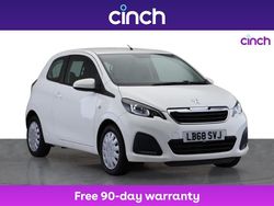 White Used 2019 Peugeot 108 Active Hatchback | £7,099 (Fair price)