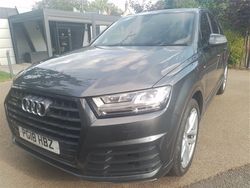 Grey Used 2018 Audi Q7 S-Line SUV | £26,895 (Fair price)