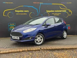 Blue Used 2015 Ford Fiesta Zetec Hatchback | £8,690 (A bit pricey)