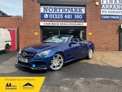 Blue Used 2016 Mercedes E220 AMG line Cabriolet | £12,995 (Fair price)