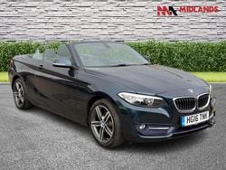Blue Used 2016 BMW 218 Sport Line Cabriolet | £10,400 (Good price)