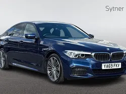 Blue Used 2019 BMW 520 M Sport | £25,000 (A bit pricey)