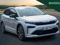 Silver New 2025 Skoda Enyaq iV SportLine SUV | £41,990 (Expensive)