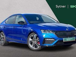 Race blue metallic Used 2023 Skoda Octavia vRS Hatchback | £27,500 (Expensive)