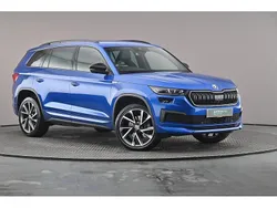 Race blue metallic Used 2023 Skoda Kodiaq SportLine SUV | £32,522 (Fair price)