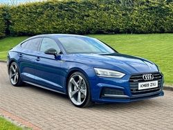 Blue Used 2020 Audi A5 Sportback Black Edition Hatchback | £21,495 (Fair price)