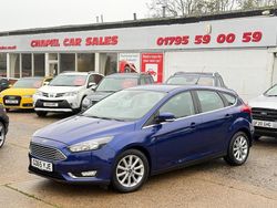 Blue Used 2015 Ford Focus Titanium Hatchback | £8,495 (Fair price)