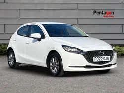 White Used 2022 Mazda 2 Hatchback | £11,750 (Fair price)