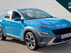 Blue Used 2022 Hyundai Kona Premium SUV | £14,291 (Fair price)