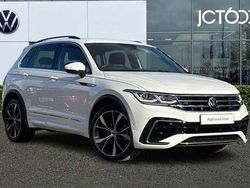 White Used 2023 VW Tiguan R-line SUV | £29,220 (Fair price)