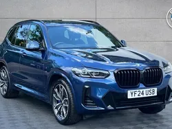 Blue Used 2024 BMW X3 M Sport SUV | £39,995 (Fair price)