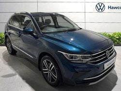 Blue Used 2022 VW Tiguan Elegance SUV | £24,495 (Fair price)