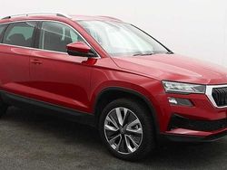 Velvet red metallic Used 2025 Skoda Karoq SE L SUV | £26,990 (Fair price)