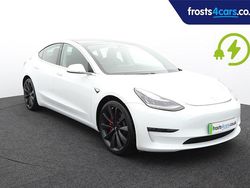 White Used 2020 Tesla Model 3 Long Range AWD Sedan | £22,995 (Expensive)