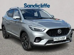 Metallic monument silver Used 2022 MG ZS Exclusive Sedan | £13,896 (Fair price)