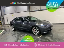 Grey Used 2019 Tesla Model 3 Performance Sedan | £20,497 (Fair price)