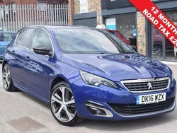 Blue Used 2016 Peugeot 308 GT-line Hatchback | £7,500 (Fair price)