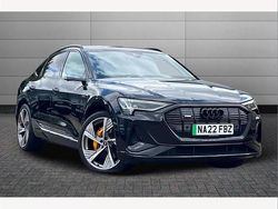 Black Used 2022 Audi e-tron Sportback Advanced SUV | £38,995