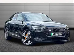 Black Used 2022 Audi e-tron Sportback Advanced SUV | £40,795