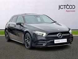 Black Used 2019 Mercedes A35 AMG Premium Hatchback | £22,329 (Fair price)