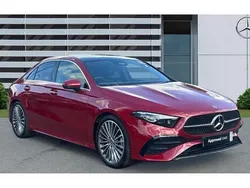 Red Used 2024 Mercedes A200 AMG Line Premium Plus Sedan | £28,527 (A bit pricey)