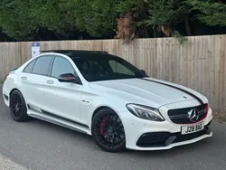White Used 2015 Mercedes C63S AMG Edition 1 Sedan | £34,495