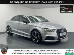 Silver Used 2018 Audi A3 Black Edition Sedan | £11,970 (Good price)