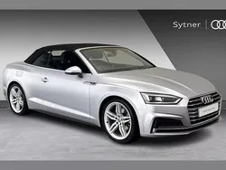 Silver Used 2019 Audi A5 Cabriolet S-Line Cabriolet | £20,000 (Fair price)