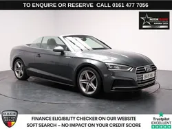 Grey Used 2018 Audi A5 Cabriolet S-Line Cabriolet | £13,680 (Fair price)