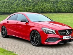 Red Used 2017 Mercedes CLA220 AMG line Sedan | £13,450 (Fair price)