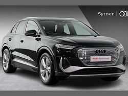 Black Used 2024 Audi Q4 e-tron S-Line SUV | £35,750 (Good price)