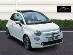 White Used 2016 Fiat 500 Lounge Hatchback | £3,995 (A bit pricey)