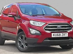 Red Used 2018 Ford Ecosport Zetec SUV | £9,120 (A bit pricey)