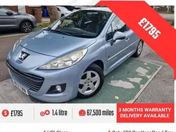 Blue Used 2011 Peugeot 207 Envy Hatchback | £1,795 (Fair price)
