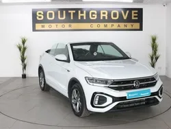 White Used 2022 VW T-Roc Cabriolet R-line Cabriolet | £23,689 (Fair price)