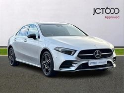 Silver Used 2021 Mercedes A250 AMG Line Premium Plus Sedan | £21,608 (Fair price)