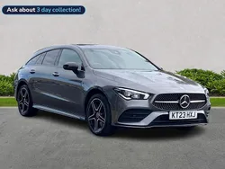 Grey Used 2023 Mercedes CLA250e AMG Line Premium Sedan | £23,299 (Fair price)